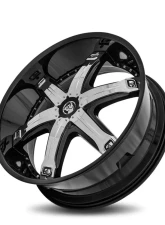 Diablo Fury Wheel 24x10 6x135/139.7 35 87.1 Gloss Black                                     - FUR-2416D593587B - Image 3